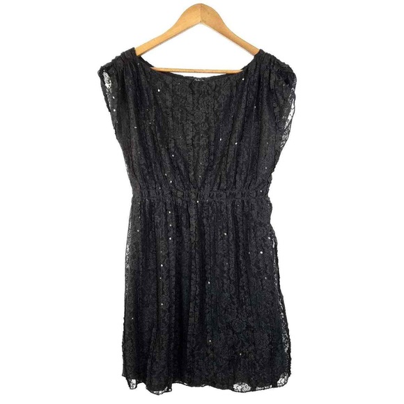 Style & Co Sequin Lace Little Black Dress - Picture 1 of 5